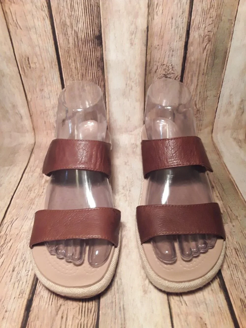 Crocs Brown Sandals - Picture 2 of 10